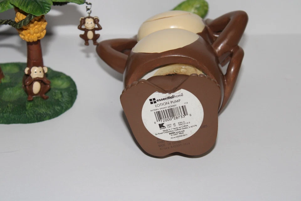 Soporte para cepillo de dientes y dispensador de loción Essential Home Spunky Monkey Foto 4 de 4