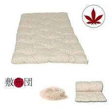 Futon originale giapponese 120x200 naturale 100% canapa rollbar