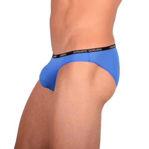 Doreanse Aire Brief Low-Rise & Lean Bikini Cut Briefs Saxe Blue 1395 11 - Picture 3 of 11