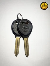 2x Blank Key Jeep Cherokee Wrangler OEM Key Blank