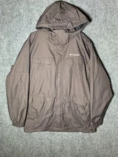 Columbia Jacket Mens Large Interchange 3-1 Hooded Broken Outer Zipper Works