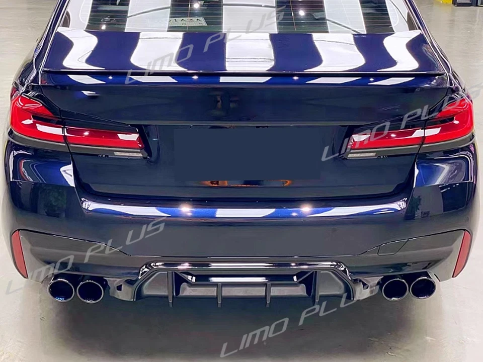 Gloss Black Exhaust Tip Muffler Pipe for BMW 5 Series G30 540i 530i M-Sport 17+ Foto 3 de 4