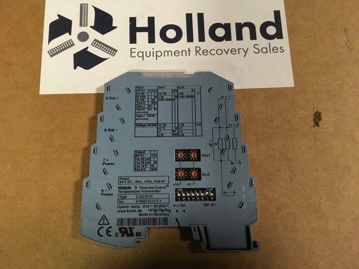 Knick A20210P0, temperature transmitter, KP-196 | eBay