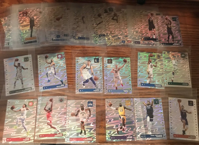 2019-20 STICKER COLLECTION HOLO FOIL SP SET (60 CARDS) LEBRON LUKA GIANNIS KAWHI