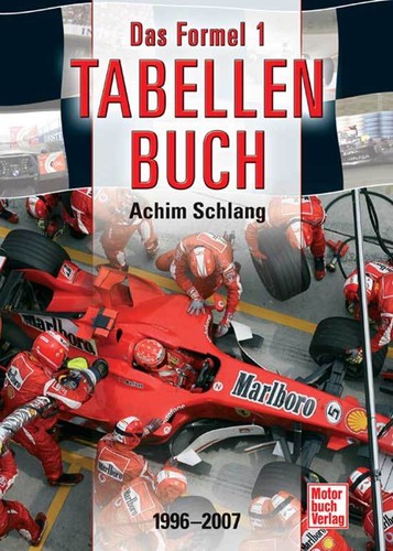 The Formula 1-Tabellenbuch 1996-2007 Data Facts Lap Black Resin Aller Rennen New