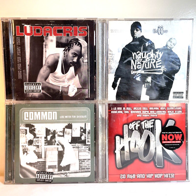 LUDACRIS / NAUGHTY BY NATURE / COMMON / OFF THE HOOK (CD Lot) Hip-Hop, Rap