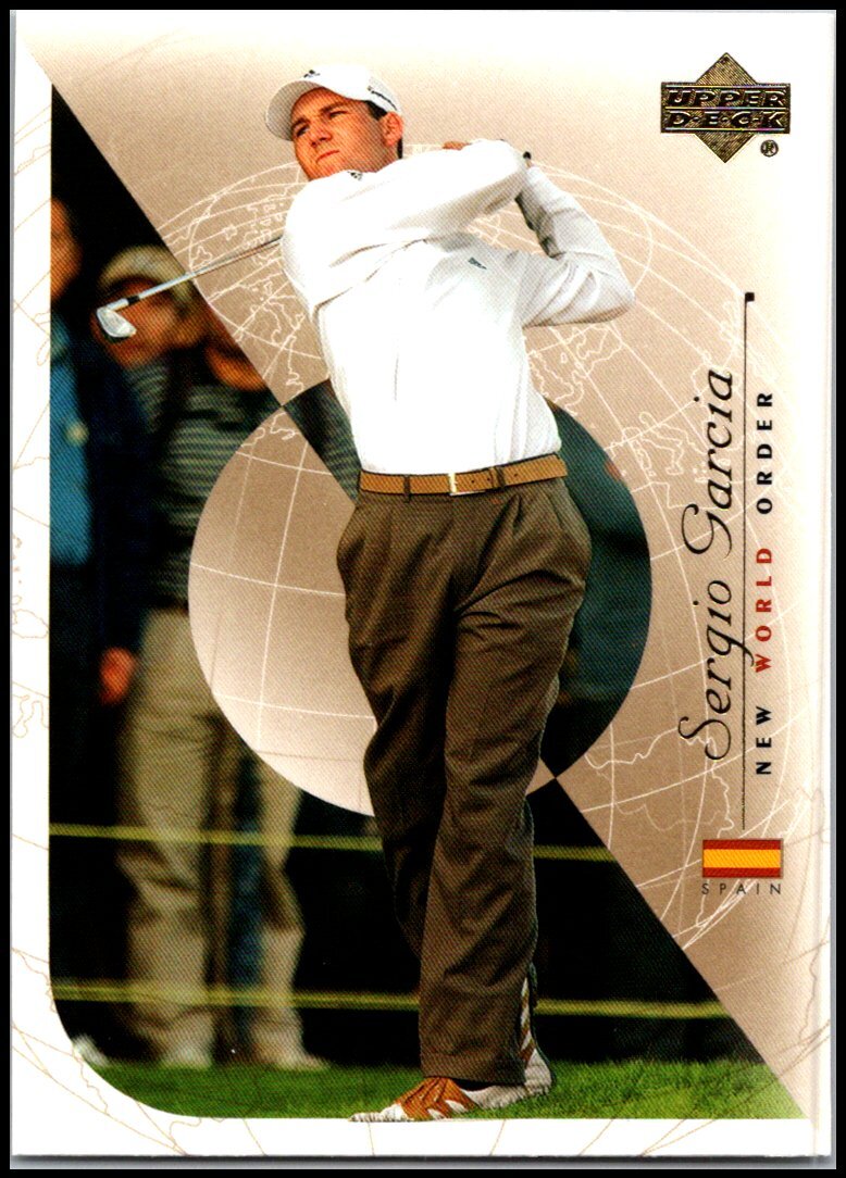 2003 UD Upper Deck Golf #87 Sergio Garcia - New World Order FREE SHIPPING!
