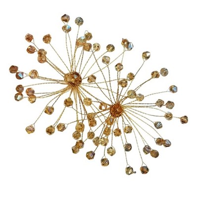 Stunning Handmade Crystal Bridal Earrings Romance Pyrotechnics Design For Women