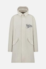 DIOR Hooded Gray Parka New  Authentic
