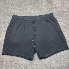 Fabletics Sweat Shorts Mens 2XL Black Fleece Athletic 7 Inseam Pockets Gym