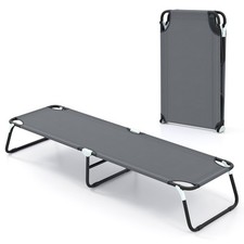 Folding Camping Cot, Heavy Duty Collapsible Foldable Camping Bed for Adults Kids