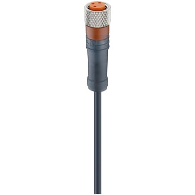 1PC LUMBERG AUTOMATION HIRSCHMANN RKMV 4-295/2 M CORDSET, M8 FEMALE STRAIGHT, 4