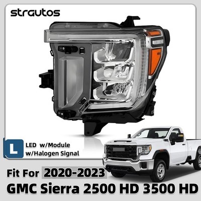 Left Driver LED Headlight assy For 2020-23 GMC Sierra 2500HD W/O LED Signal Lamp
