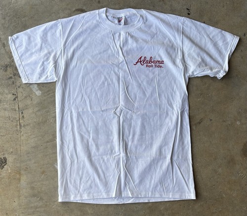 Vintage Alabama Roll Tide vs State Dog Pound T-Shirt Size Large 1995 - Afbeelding 2 van 4