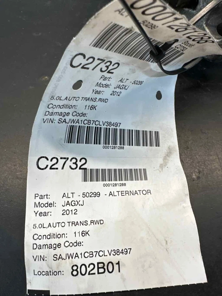 Alternador 10 11 12 13 14 15 16 17 18 19 JAGUAR XJ 5.0L 8W83-10300-AC - Imagem 4 de 4