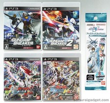 Gundam Breaker 1+2 & Mobile Suit Gundam : Extreme vs. PS3 (avec signet)...