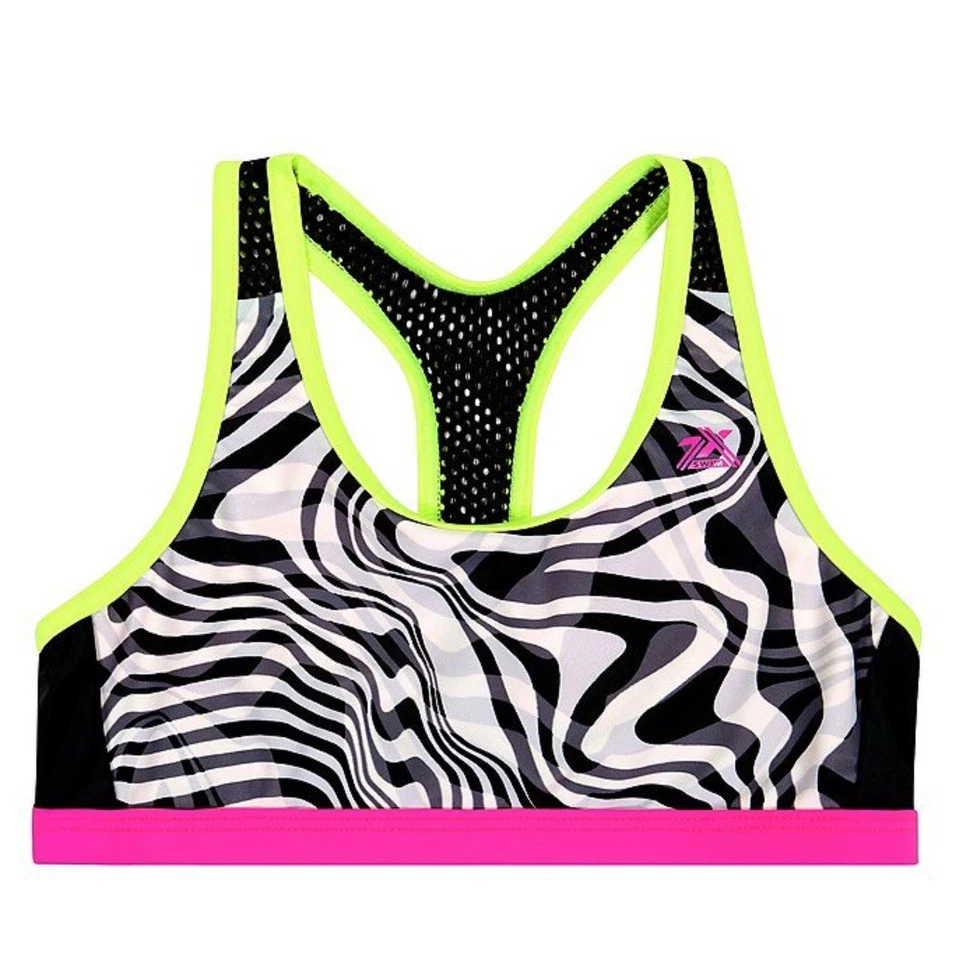 Новый девочек размер XL 16 ZeroXposur действие назад бикини купальник с прикрытием Майка - Изображение 3 из 4