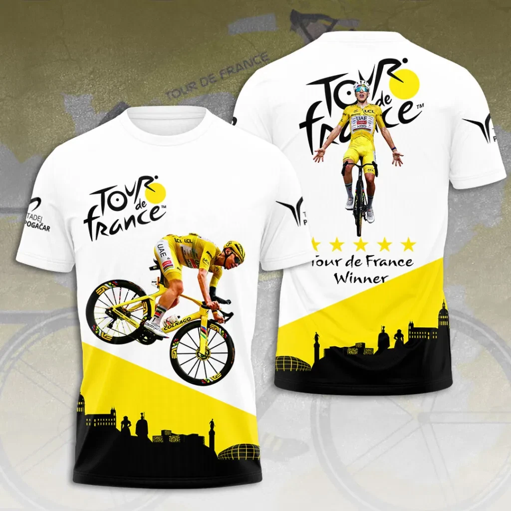Tadej 2026 Tour de France Winner 3D Apparel Tshirt