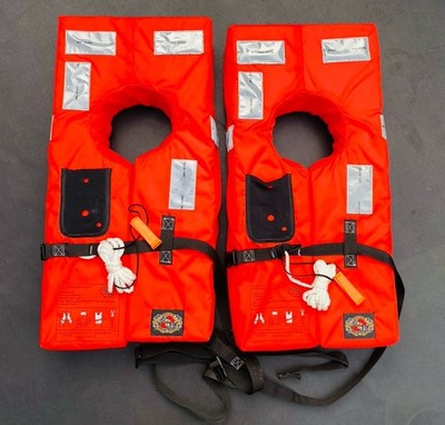 Set of Two- Stearns Boat Life Jacket PFD I110 Adult Life Vest Solas 74/84