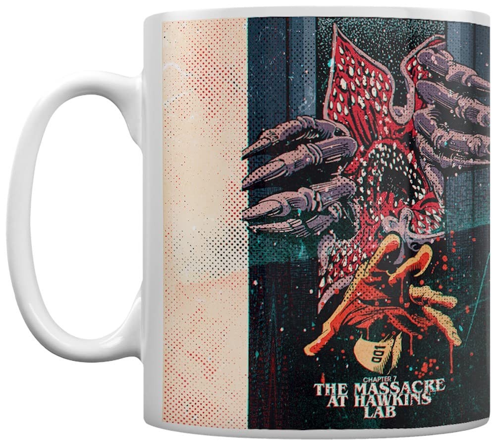 ПИРАМИДКА Stranger Things S4 - Кружка - 315 мл - Massacre du Laboratoire dHawkins 3390₽