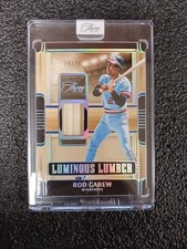 2025 Panini Three And Two Luminous Lumber Rod Carew LUM-RC