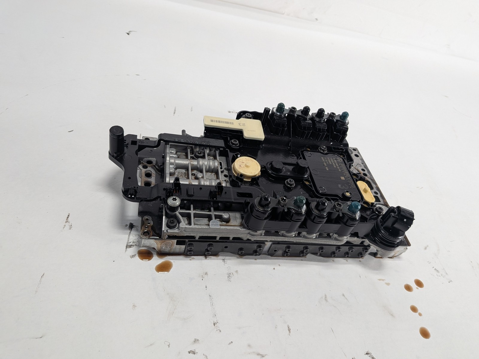 12-13 MERCEDES ML350 W166 722.9 7G-TRONIC AWD TRANS VALVE BODY w/CONDUCTOR PLATE