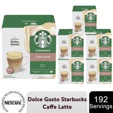 Nescafe Dolce Gusto Starbucks Coffee Pods 12 Caps, 16 Boxes, 192 Pods