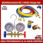 R134a Air Conditioner Diagnostic HVAC Manifold Gauge Refrigerant A/C Car Tool AU