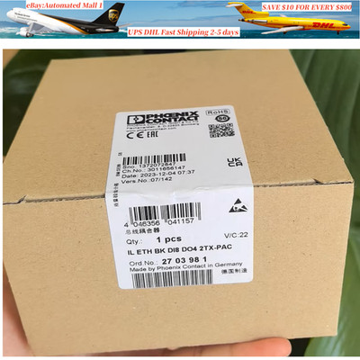 2703981 IL ETH BK DI8 DO4 2TX-PAC - Phoenix bus coupler UPS/DHL