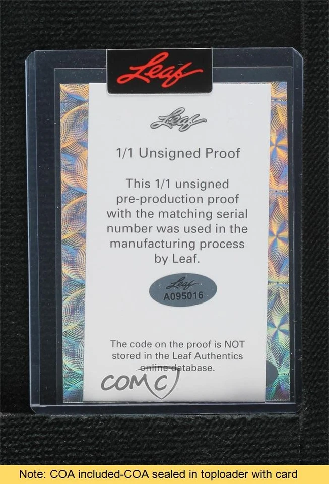 2022-23 Leaf Optichrome Dropping Dimes 1/1 Jerry West #DD-JW1 HOF READ 08qj - Image 2 of 3