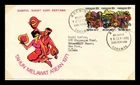 Dr Jim Stamps Malaysia 1971 Visit Asean Year 3V Strip First Day Cover