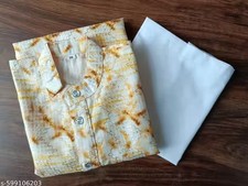 Boys Festive  Party Wear Trending Kids Embroidery work Printed boy kurta Pajama