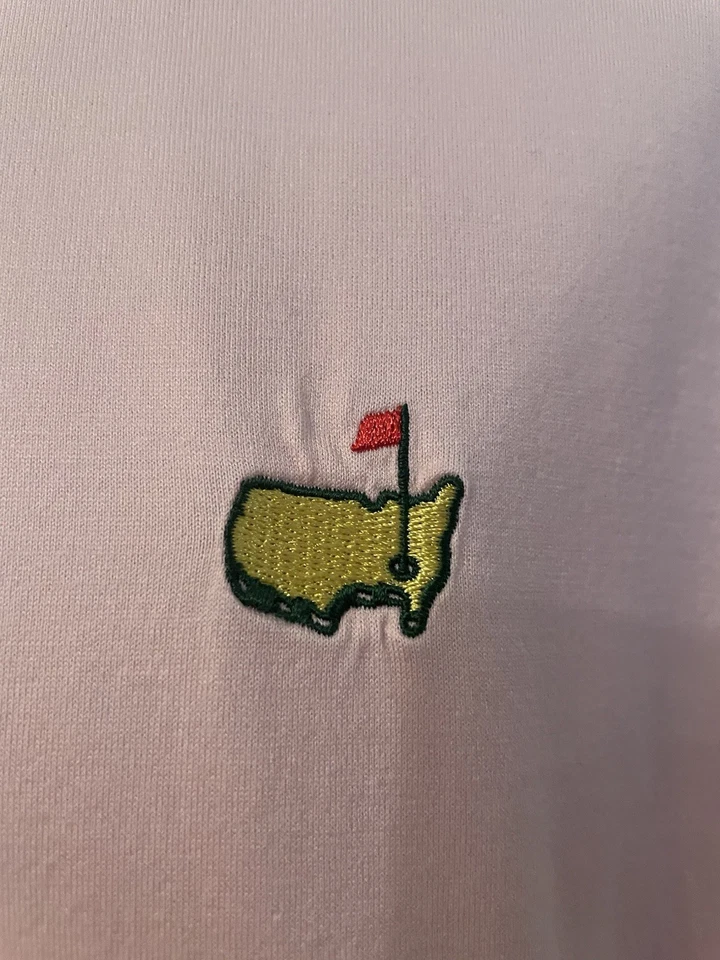 Polo de golf rosa para mujer Masters Collection 100 % algodón talla grande con logotipo Foto 2 de 4