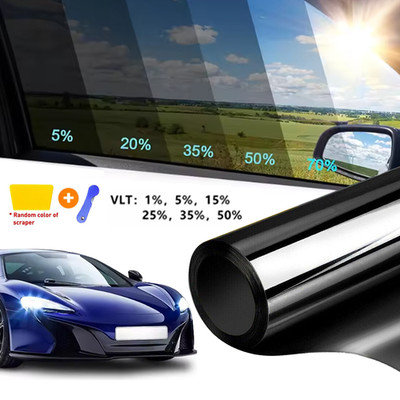 3m Tönungsfolie Scheibenfolie Sonnenschutzfolie 1-50%VLT Auto Fensterfolie DE
