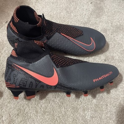 Nike Phantom Vision Elite DF FG Grey Mango AO3262-080 Men's 7.5 Women's 9 New!