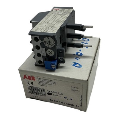 TA25 DU 0,25 1SAZ211201R1009 ABB, ABB Thermisches Ueberlastrelais 0.25-0.4A ....