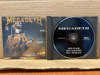 MEGADETH: SO FAR, SO GOOD....SO WHAT CD! CAPITOL RECORDS MEXICO 088884814829! NM