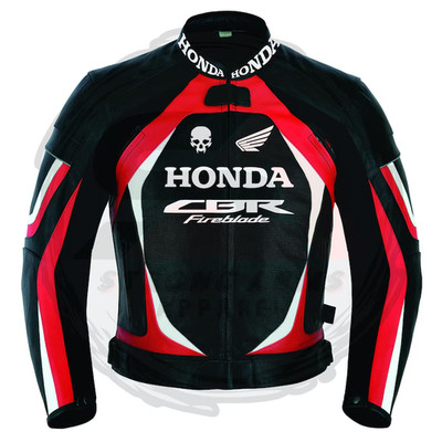 Honda Racing Motorbike Leather Jacket New Honda CBR Motorcycle Biker Jacket