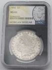 1900 P Morgan Silver Dollar NGC MS61 - Black Core - 8328663-021