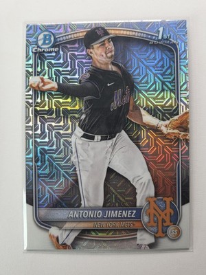 2025 Bowman Chrome 1st Mega Mojo Refractor BDC-56 Antonio Jimenez Mets