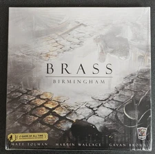Brass Birmingham Board Game -  Sealed with box damage - Free Shipping!