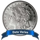 1878 to 1904 $1 Morgan Silver Dollar About Uncirculated AU