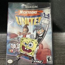 Nicktoons Unite! Nintendo GameCube CIB Complete w/ Manual Tested Authentic