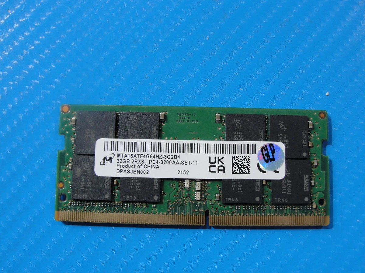 Preços baixos em Micron DDR4 SDRAM 32 Gb de capacidade Total de