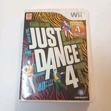 Just Dance 4 - Nintendo Wii CASE ONLY With Manual NO GAME