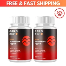 New Mars Men Capsules - MarsMen for Men Health Capsules - 120 Capsules 2 Pack
