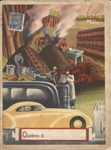 School Notebook "Italo Balbo" Volare necesse Est - 1931 Pizzi e Pizio
