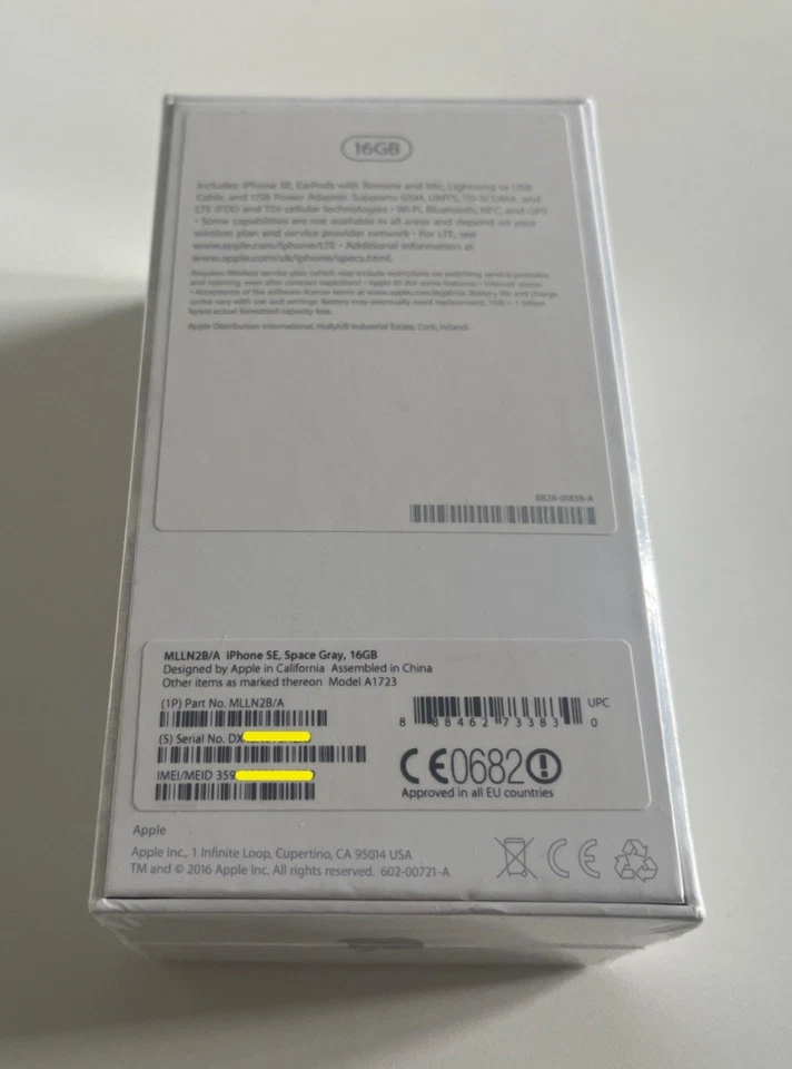 New Sealed Old Stock Apple iPhone SE 1st Generation 16gb - Rare iOS 10 - Image 3 of 3