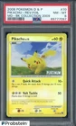 2008 Pokemon D &P  MD Bk Collection 2009 #70 Pikachu Reverse Holo Foil PSA 8