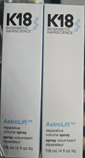K18 AstroLift Repairative Volume Spray / 4 oz Lot Of 2 